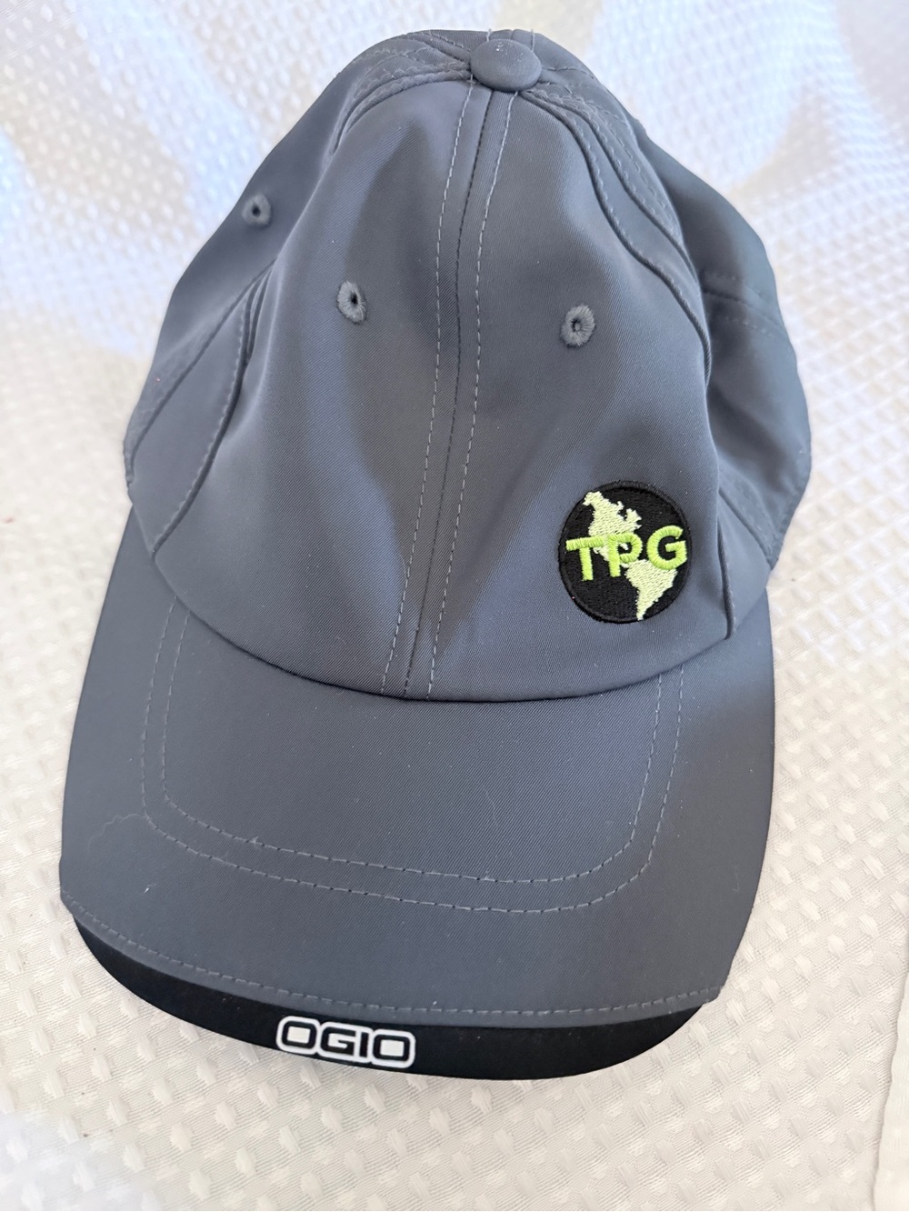 OGIO Gray and Black Hat with White Logo